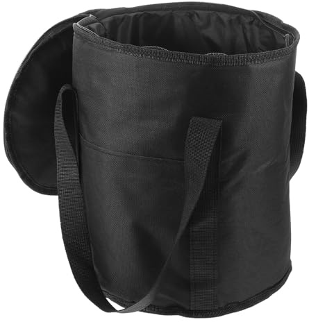 BESTYASH Waterproof Ice Hockey Storage Bag Hockey Accessory Bag Large Capacity Polyester Black Easy to Carry Abrasion Resistant Games and Rink