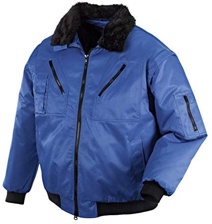 teXXor Piloten Oslo Arbeitsjacke mit abnehmbaren Ärmeln, L, blau, 4171