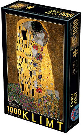 D-Toys Puzzle Gustav Klimt - Kiss 1000 Teile