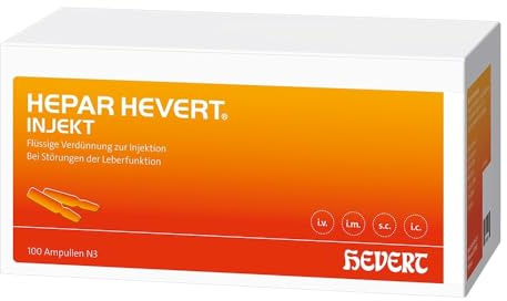 Hepar Hevert injekt, 100 St. Ampullen | bei Störungen der Leberfunktion