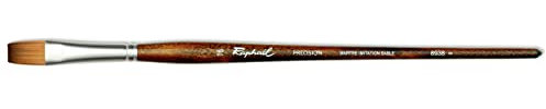 Raphael - Pinceau précision plat huile et acrylique N°16 - Martre imitation sable