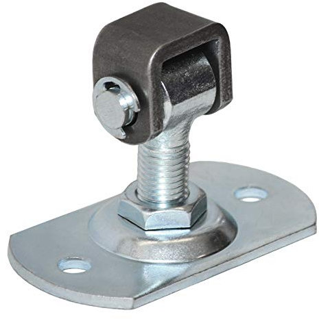 Cerniera porta porta porta M16, piastra a vite, 100 x 55 x 4 mm, regolabile
