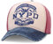 Alsino Baseball Cap Truckercap - NYPD Motiv Retro Vintage Used-Look, Größenverstellbar aus 100% Baumwolle, rot blau