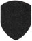 Café Viereck ® Flauschfläche zum Anbringen von Patches - Klettgegenstück (Wappen 7 x 9 cm - schwarz)