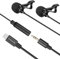 Saramonic Omnidirectional Lavalier Lapel Microphone 19.6ft with 3.5mm TRS to MFi Certified Lightning Adapter Cable for iPhone iPad iOS Recording Youtube, Interview, Video Conference, Podcast