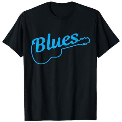 Blues Musik Gitarre Gitarre Musiker Vintage T-Shirt