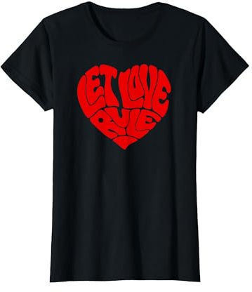 Lenny Kravitz Red Heart Let Love Rule T-Shirt