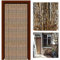 Doorway Beads Curtains Bamboo Beaded Curtains for Door,Hanging Wooden Beaded Curtain Fly Screen Room Divider Home Decorative Curtains Panels for Bedroom Living Room,Custom (80 strands 80x200cm)