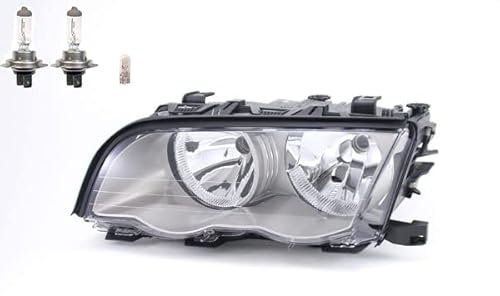 Johns, Scheinwerfer passend für BMW 3er E46 02/98-08/01 /- links + Leuchtmittel