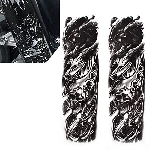 FSFY - Adesivi grafici per forcella anteriore moto, in PVC, stile A, per Harley, Yamaha, Honda, Suzuki, BMW