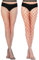 Kiiwah 2 Pares Medias De Rejilla, Mujeres Sexy Elástico Medias de Cintura Alta Medias de Rejilla de Calcetines Medias de Red negras Pantimedias de Malla para Mujeres