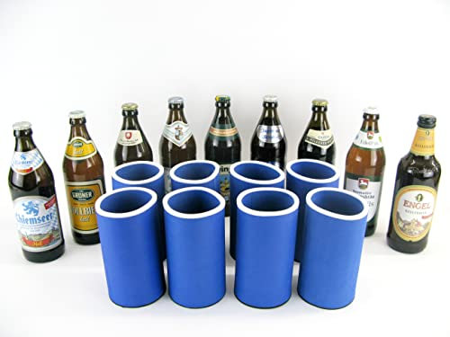Refroidisseur de boissons – Refroidisseur de bouteille pour toutes les bouteilles de bière standard de 0,5 l en néoprène de 5 à 6 mm d'épaisseur pour un meilleur refroidissement – Modèle 2021 (Lot de