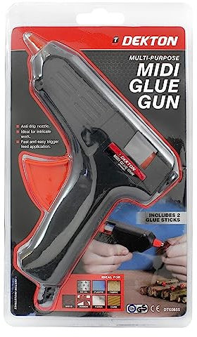 Professional Midi Glue Gun 40W Electric with Stand + 2 Hot Melt Sticks Hobby