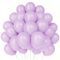 WAREHOUSE 50 Stück Lila Luftballons Geburtstag Ballons Helium Luftballons Bunt Luftballon Girlande für luftballons hochzeit, luftballons geburtstag ballon girlande, Taufe Deko.(Maca Lila-10）