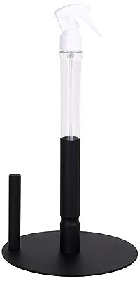 Porte Essuie Tout avec Vaporisateur, Porte Rouleau Essuie Tout avec Spray, Support à Essuie-Tout en Acier Inoxydable, Antidérapant, Compatible avec La Plupart des Rouleaux De Papier De Taille