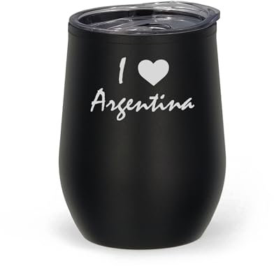 I Love Argentina - Vaso de viaje con grabado artístico