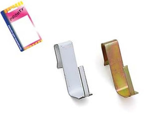 12BLISTER GANCI PER BRIS BRIS PER INFISSI IN ALLUMINIO IN BLISTER - acciaio ox, in bl.4 pz.