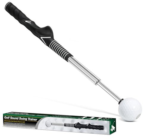 XUEYEGONGJI Golf Swing Training Aid Golf Swing Trainer Retractable Right-Handed Golf Grip Trainer & Golf Swing Trainer for Warm-up Practice