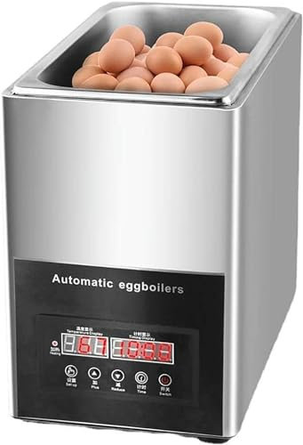 XCSCUK Commercial Egg Boiler Machine, Egg Boiler Cooker, 9L Half-Boiled Egg Machine Egg Automatic Boilers 50 Eggs,For Restaurants (220v)