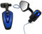 QASULER 7/8 22mm Motorrad Seitenspiegel Lenkerendenspiegel Blinker YZF R25 R15 R6 R125 Z750 Z800 FZ8 FZ1 FZ6R ER-6N ER6N Motorradspiegel(Blue)