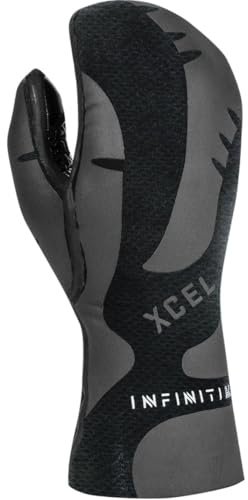 XCEL Infiniti Herren-Fäustlinge, 7 mm, Schwarz