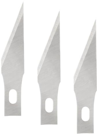 FISKARS Original Lame di ricambio per cutter a bisturi FISKARS, Nr. 11, 5 Pezzi, Acciaio di qualità, Argento, Precision, 1003903 (Confezione da 3)