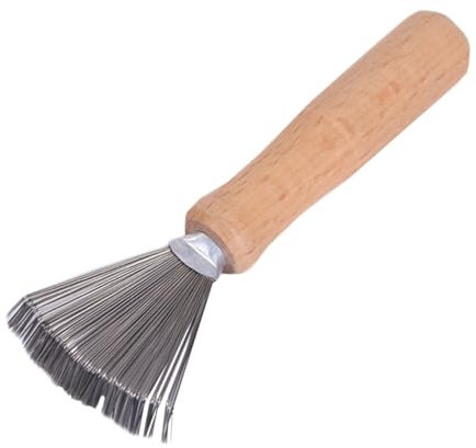 SUPVOX 3 Pièces Râteau De Nettoyage Jianshan Mini Nettoyeur Ménage Feuilles Tuyau Usine Artificiel Plumeau Fournir pour Base De Composition Bois Massif