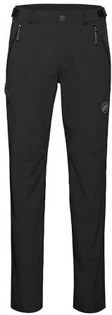 Mammut Runbold IV Pants Men | Outdoor Trousers for Hiking, Stretch Fit, Lightweight Breathable Fabric | 52, Black