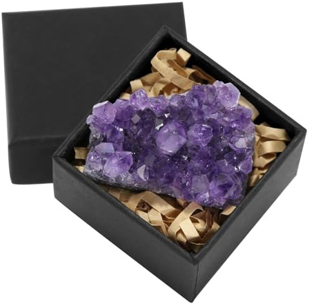 Namzi Natürlicher Amethyst Kristall, echter Amethyst Stein zur Heilung, Reiki Energiesteine, spiritueller Schutz, roher Heilstein für Meditation, Feng Shui Dekoration, Heilkristalle