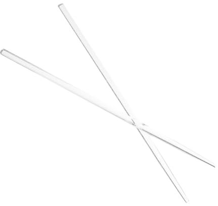 GALPADA Palillos Japoneses de Vidrio Reutilizables, , Superficie Lisa, Fáciles de Limpiar, para Sushi y Ramen, Estilo Elegante