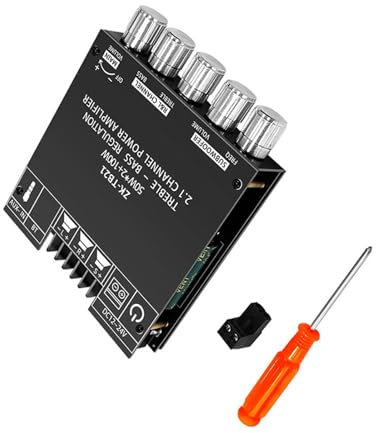 Whltzf TB21 Tablero Amplificador Digital Alimentación Digital Compatible con 50WX2+100W 2.1 Canal Canal AMPLIFICACIÓN Sonido Módulo Amplificador En Hogar