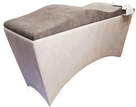 Gebogene Wimpernbettauflage mit Samtbezügen für Wimpernverlängerung, Salon, gebogene Schaumstoffmatratze für Tisch