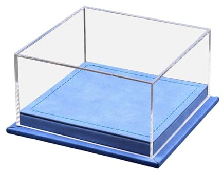 Milageto Vitrine für 1:64 Spielzeugautos, Staubschutz für Die Dekoration, 5 X 4,8 X 2,6 Zoll, Zubehör, Blau