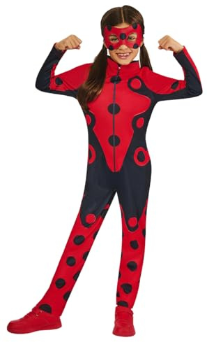 Rubies Official Zag America Miraculous Ladybug Child Costume, Kids Fancy Dress