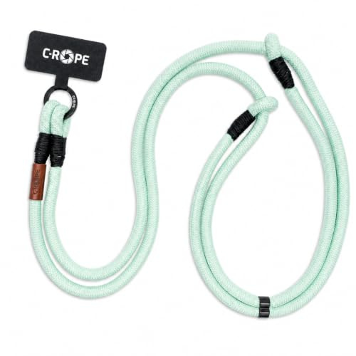C-Rope Handykette zum Umhängen universal | Handyband ohne Hülle | Lanyard mir Adapterkarte geeignet für alle Smartphones