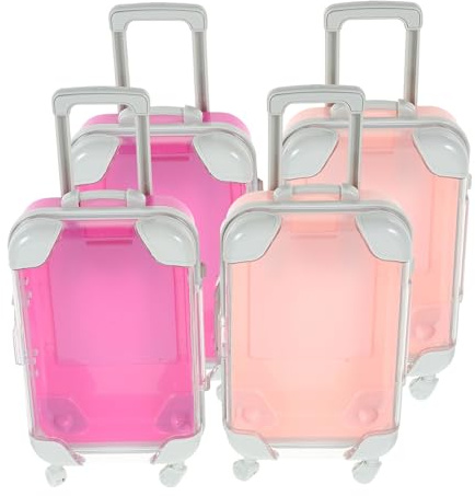 BAZEITFLOW 4 Stück Mini Wimpern-aufbewahrungsbox aus Robustem Kunststoff Transparenter Make-up Organizer mit Großzügigem Stauraum für Falsche Wimpern und Lash Clusters Praktischer Reise