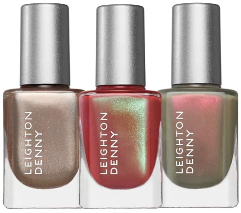 LEIGHTON DENNY Multidimensional Collection | Nail polish set | metallic nail polish | vegan