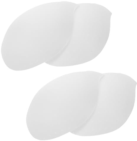 Zerodeko Lot de 4 Coussinets de Protection pour Homme en Mousse Perforée Blanche, Coque U Concave Respirante et Rembourrée, Sous-vêtements et Maillots de Bain, Protection Sportive