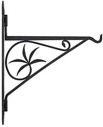 Minuteman International Fireplace Pot Hanger Bracket, Iron, Black, 18-inch