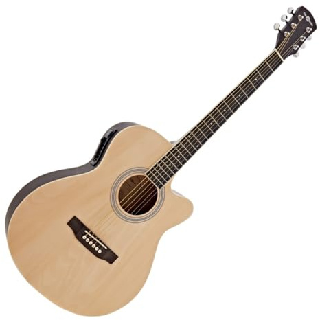 Elektroakustische Gitarre mit Single Cutaway von Gear4music Blau