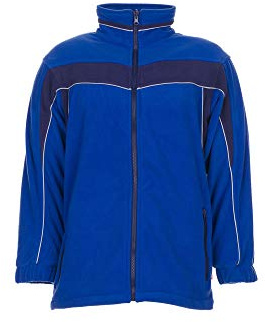 Planam Herren Plaline Fleecejacke Fleece-Jacke Plaline Größe L in marine/zink (1er Pack)