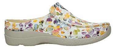 Wolky Womens Seamy Slide Slipper, Weiss , 43