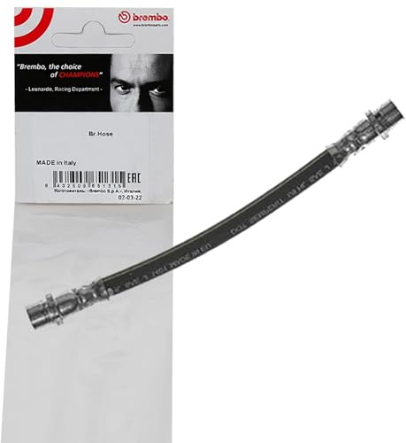 Brembo T85067 Bremsschläuch | Kompatibel mit: AUDI A4 B5, A4 B5 Avant, A8 D3, SKODA SUPERB I, VW PASSAT B5, PASSAT B5 Variant, PASSAT B5.5