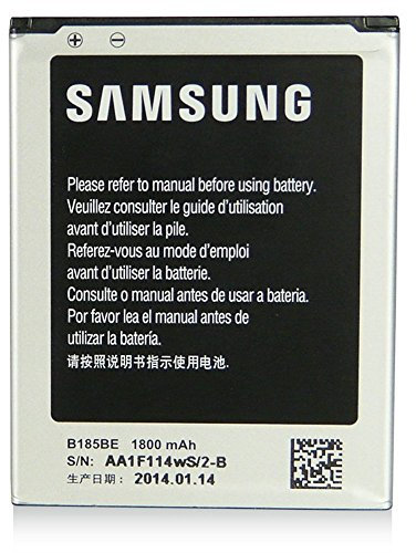 Samsung BT-EBB185BE Batterie pour Samsung Galaxy Core Plus G350 1800 mAh Noir