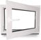 Kellerfenster - Kunststoff - Fenster - innen weiß/außen weiß - BxH: 50 x 50 cm - 500 x 500 mm - DIN Rechts - 2 fach Verglasung - 60 mm Profil