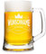 Leonardo Bierglas mit individueller Gravur - Bierkönig - Bierkrug 0,5 L