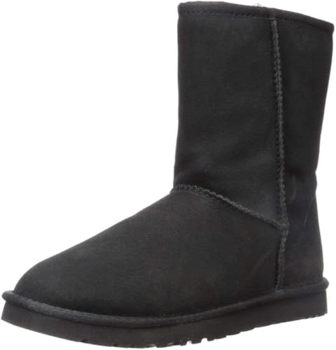 UGG Men's Classic Short Boot, Black, 08