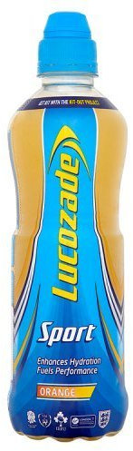Lucozade Sport Orange Body Fuel Drink 500 ml (Pack of 12)
