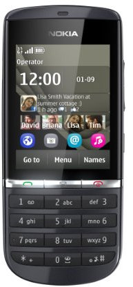Nokia Asha 300 Téléphone Portable - Graphite (Import Royaume Uni)