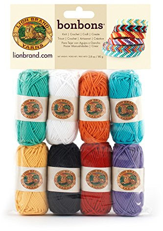 Lion Brand Bonbons Yarn 8/Pkg-Beach